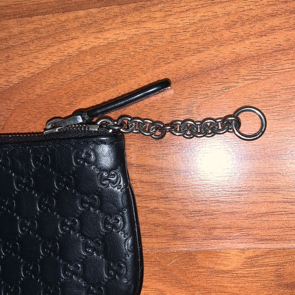 Authentic Gucci Microguccisima Soft Margaux Key Coin Pouch - Picture 6 of 10
